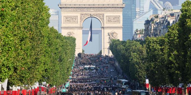 France celebrates Bastille Day, Macron's last, with parade centering on Ukraine