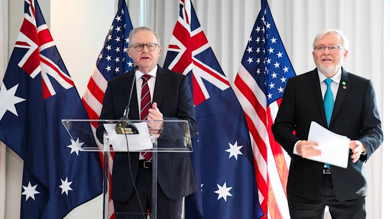 Trump’s Albanese snub raises questions about Rudd’s clout