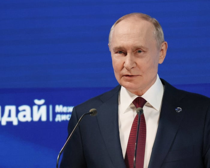 Putin dismisses fears that Moscow plans to attack Nato as ‘nonsense’