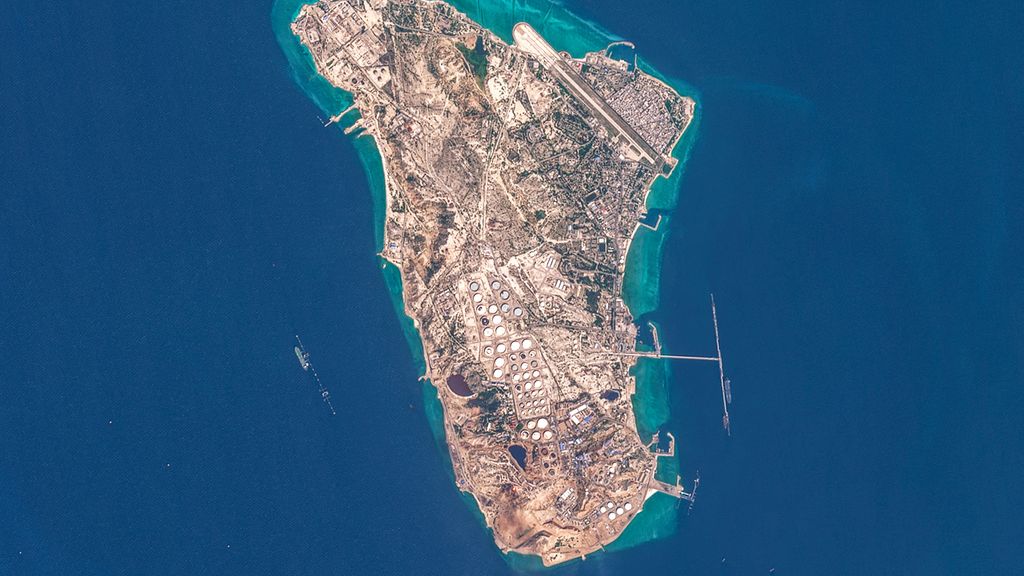 Rotseilandje Kharg ineens brandpunt in Iran-oorlog