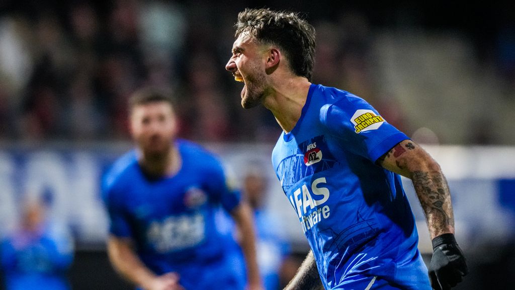 Twee goals in blessuretijd bezorgen AZ zege op Excelsior