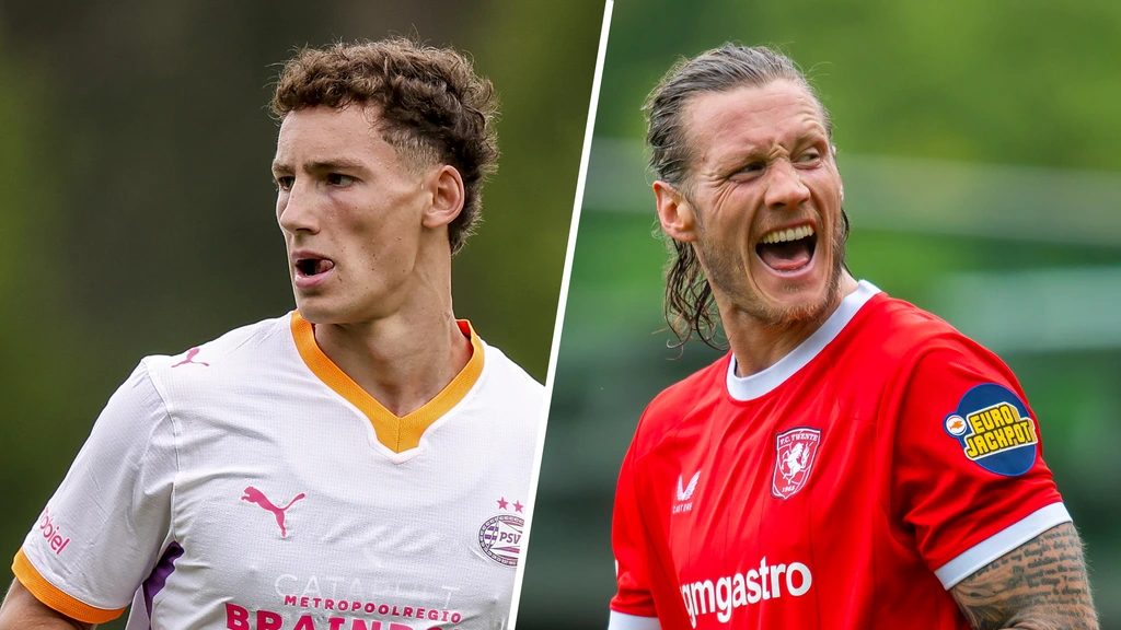 Rentree Van Bommel en goal Mijnans bij oefenzege PSV, Weghorst scoort bij Twente-debuut