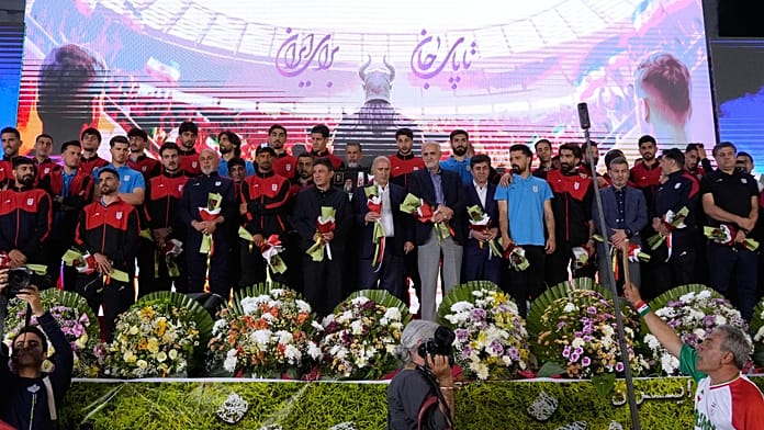 Iran's World Cup team feted at home with public farewell amid US visa fears