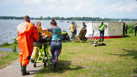 Man overleden op Paterswoldsemeer na val van supboard