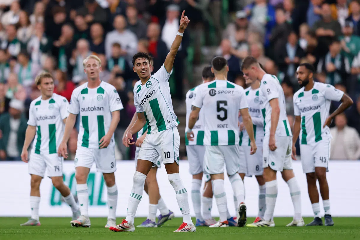 FC Groningen mede dankzij kanonskogel Taha naar plek drie in Eredivisie