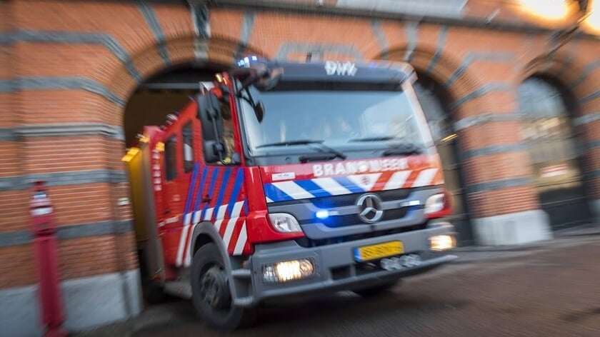 Brand in de duinen van Den Haag