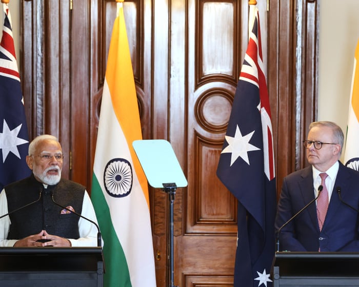 Australia news live: Australia signs major uranium deal with India; Neil the seal ‘returns to the sea’