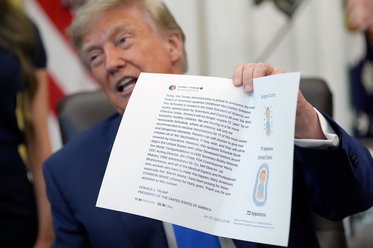 Trump voor rechter gedaagd om betaald aanbieden van informatie via Truth Social