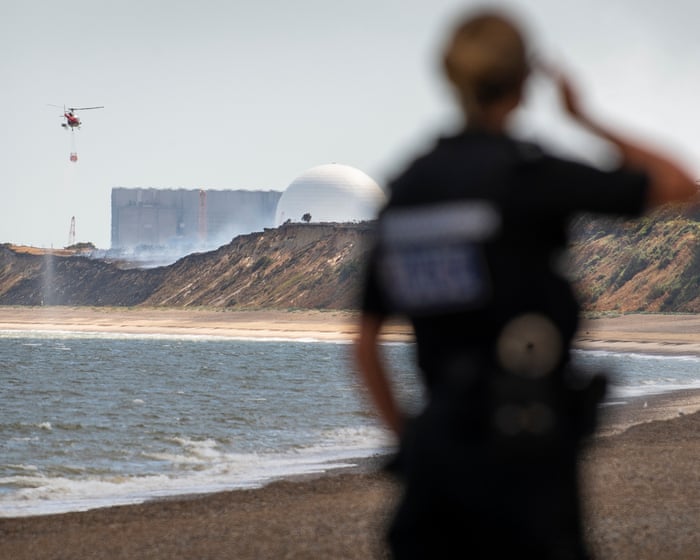 Hundreds evacuated after ‘apocalyptic’ wildfire near Suffolk nuclear power station