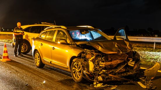 Bestuurder aangehouden na ongeval op A6 bij Lemmer