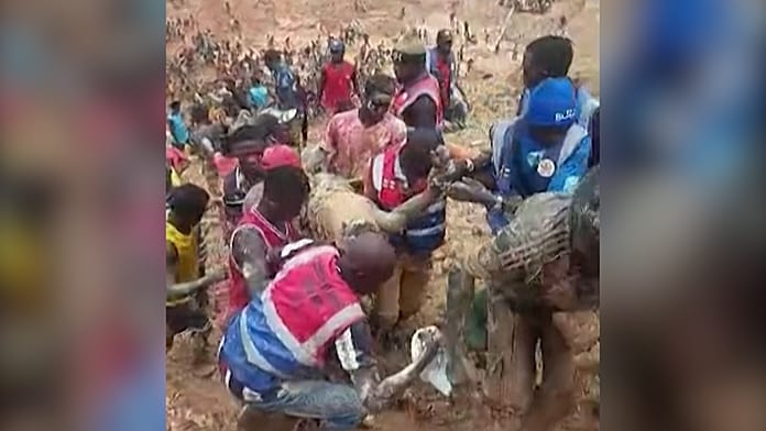 New videos show deadly landslide burying gold miners in Central African Republic