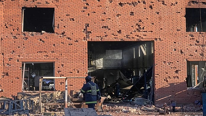 Kyiv region under 'massive' daytime drone and missile attack by Russia, officials say