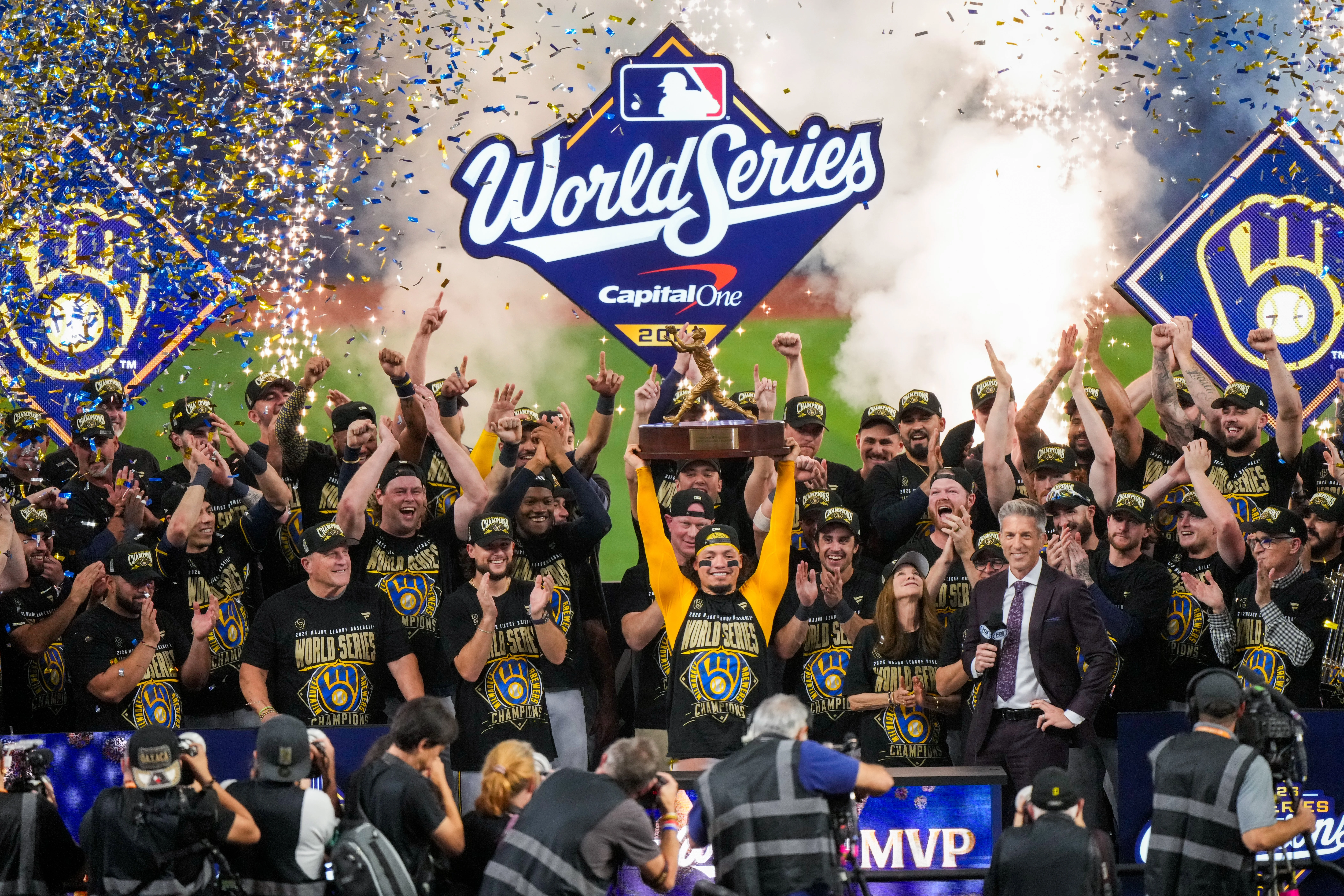 Brewers beat the Rays to win the first World Series title in franchise history
