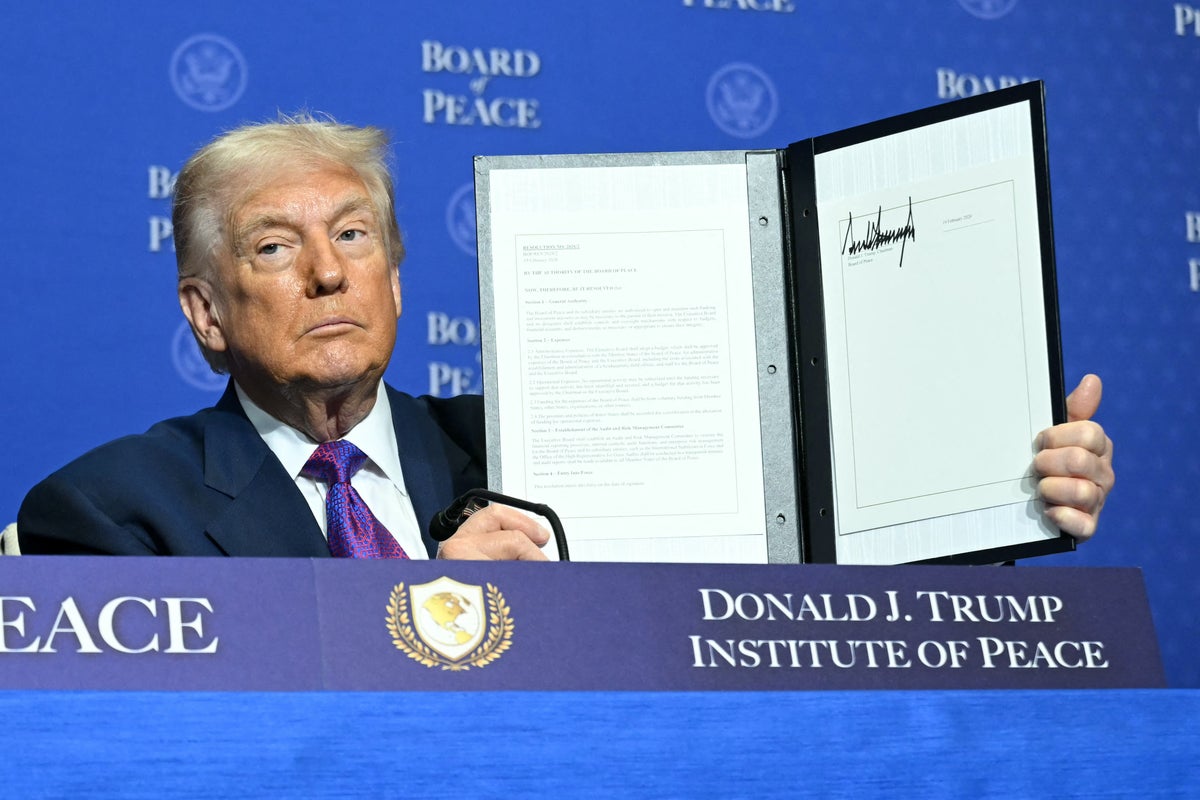 Trump claims Board of Peace has reached ‘historic’ Gaza deal to disarm Hamas and withdraw Israeli troops