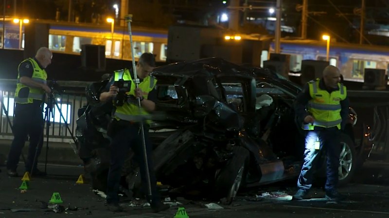 Driver arrested after toddler killed in four-car crash