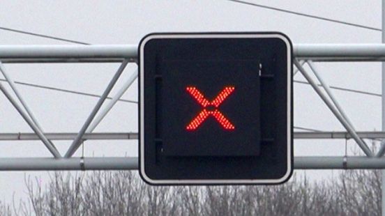 Deel matrixborden werkte tijdelijk niet door stroomstoring bij Rijkswaterstaat