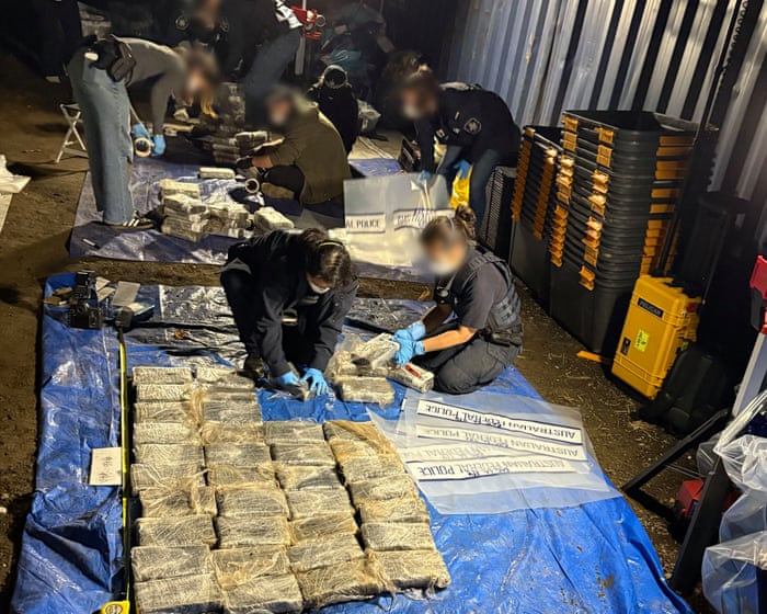 Almost three tonnes of cocaine found buried under Sydney property in Australia’s biggest ever seizure, police say