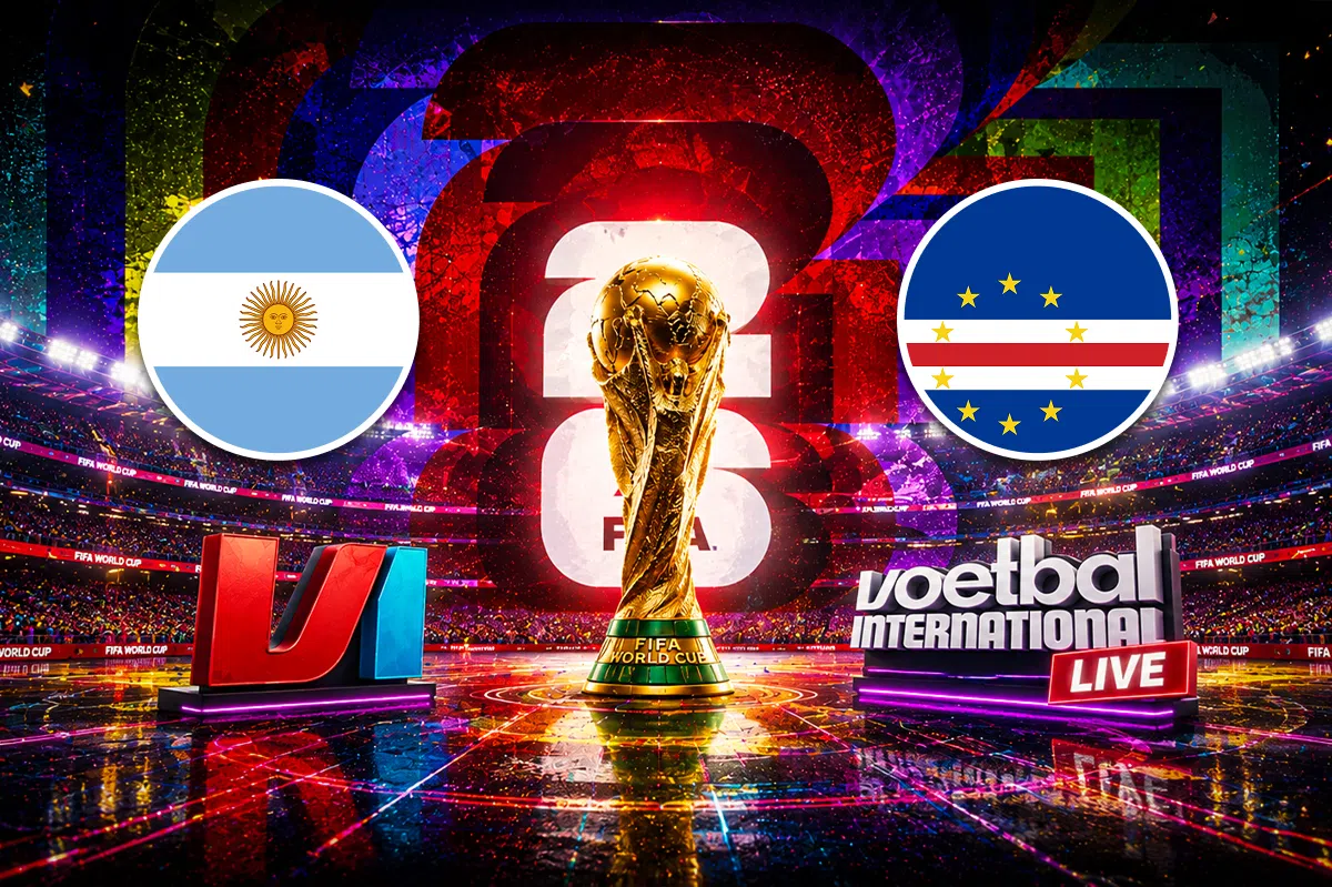 VI Live: Kaapverdië dankzij wereldgoal Cabral weer gelijk tegen Argentinië