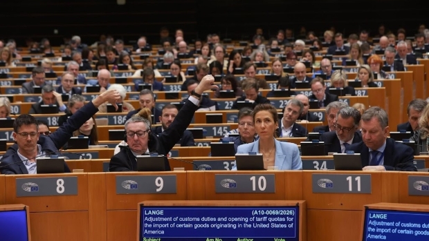 Europees Parlement stemt in met deel handelsdeal VS met 'vangnet'