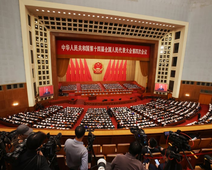 China sets lowest GDP growth target for decades as it braces for economic slowdown