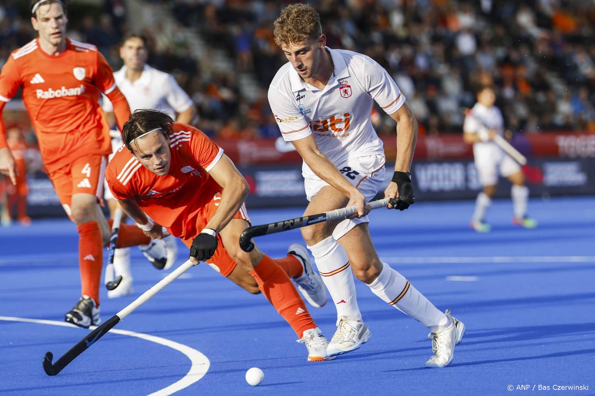 Hockeyers onderuit tegen Spanje en missen finale WK