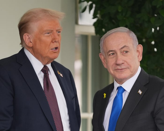 Donald Trump ‘very confident’ ceasefire deal can be reached as he meets Benjamin Netanyahu – US politics live