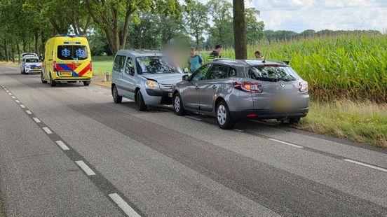 Frontale botsing na stuurcorrectie