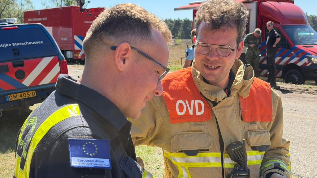 Brandweer nog volop bezig met natuurbranden, met Franse en Duitse hulp