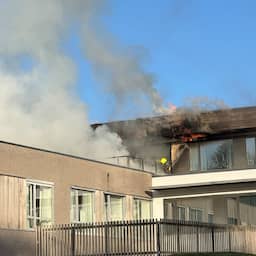Grote brand in kantoorgedeelte ggz-instelling in Halsteren