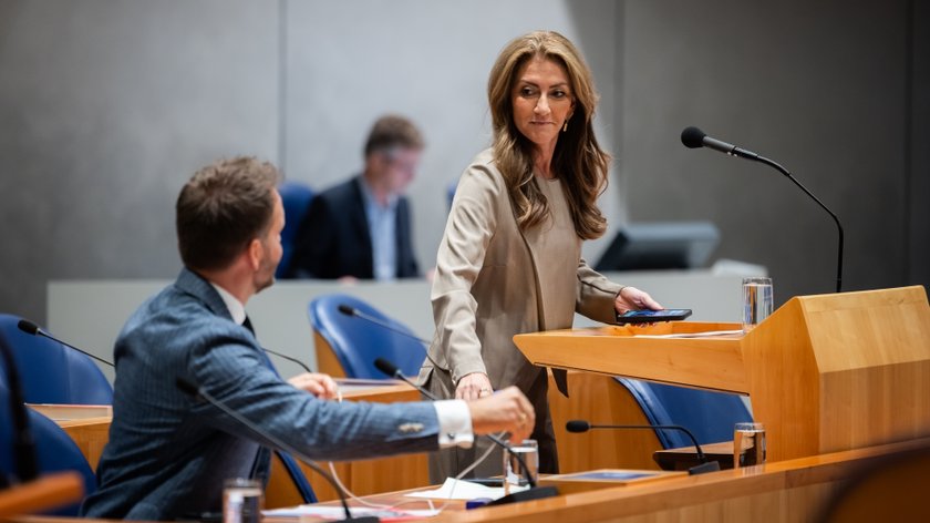 ‘Heel bijzonder’, zegt minister Yesilgöz, zoveel draagvlak voor defensie in de Kamer