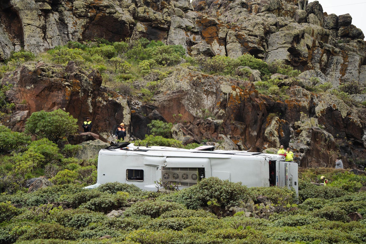 All we know about Canary Islands bus crash as British pensioner, 77, killed and dozens injured