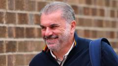 Ex-Spurs boss Postecoglou takes over at Ronaldo's Al-Nassr