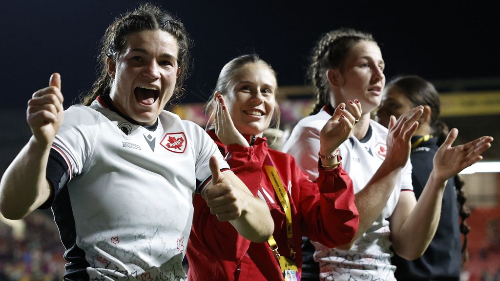 Canadadese rugbysters stunten op WK tegen zesvoudig wereldkampioen Nieuw-Zeeland