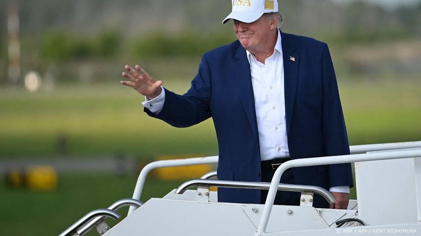 Vliegtuigen onderschept in luchtruim boven golfclub van Trump