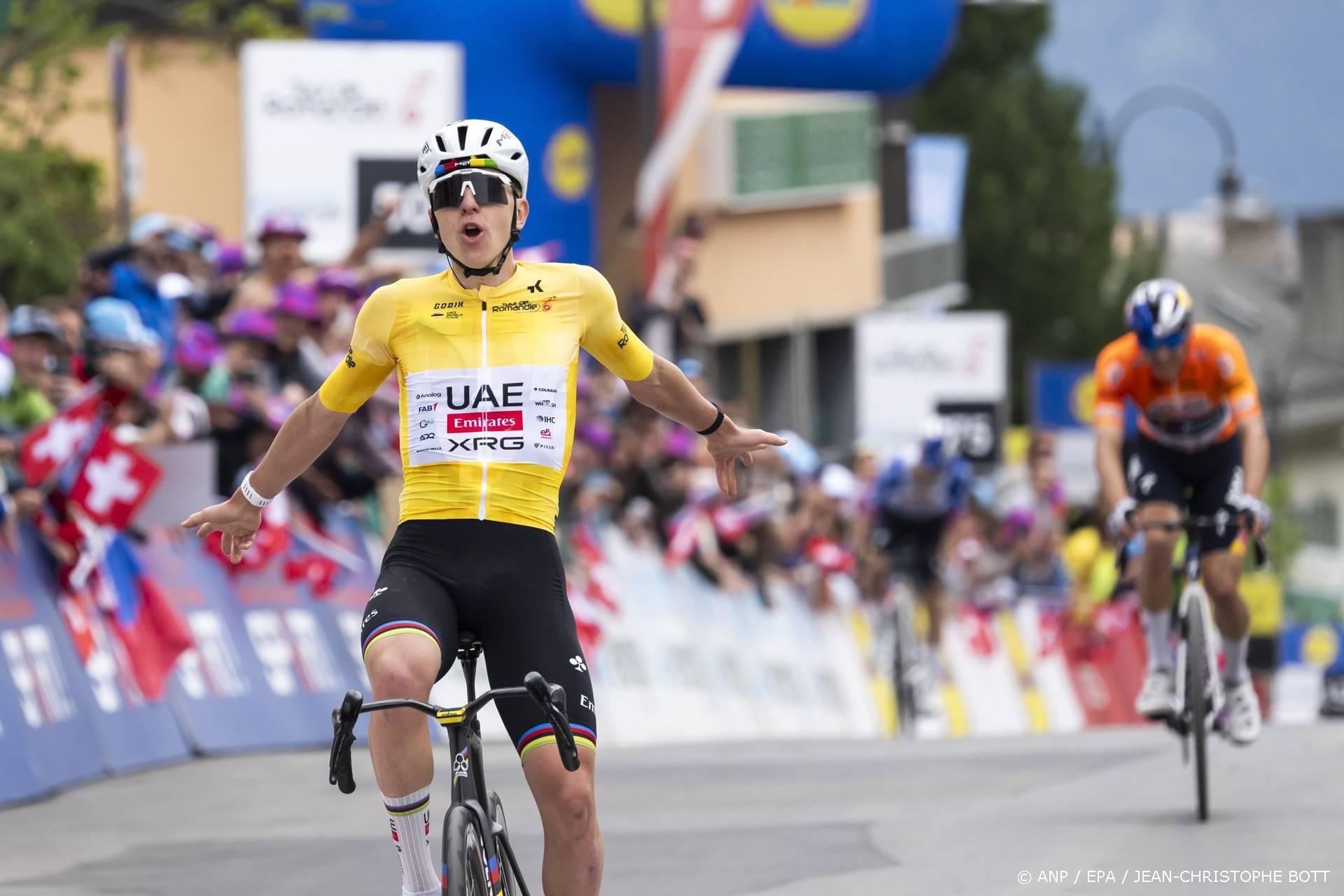 Pogacar wint Ronde van Romandië met zege in slotrit