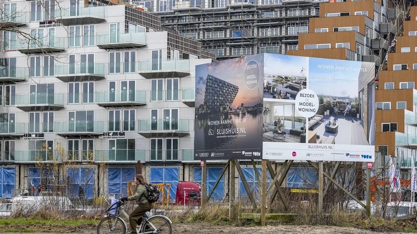 Onderzoek Kadaster: kwart nieuwbouw komt in vier grote steden