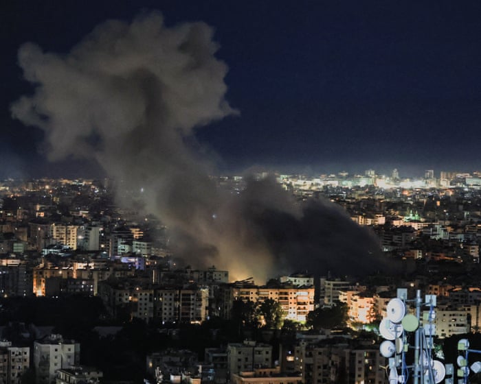 Israel launches huge strikes against south Beirut after mass evacuation order