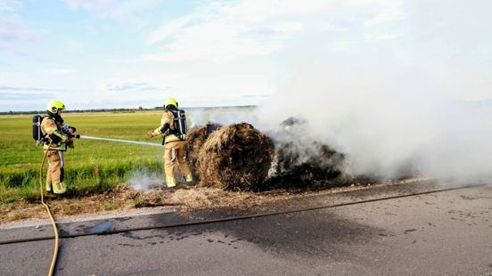 Vijf bermbranden op dezelfde dag: brandstichting niet uitgesloten