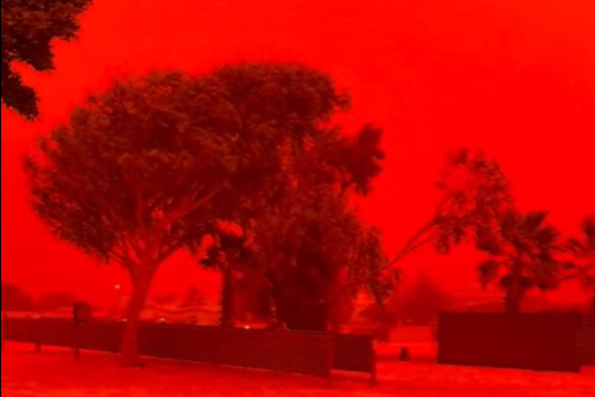 Cyclone Narelle turns Australian skies blood red in ‘apocalyptic’ scenes