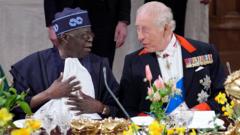 King praises 'living bridge' with Nigeria at glitzy banquet