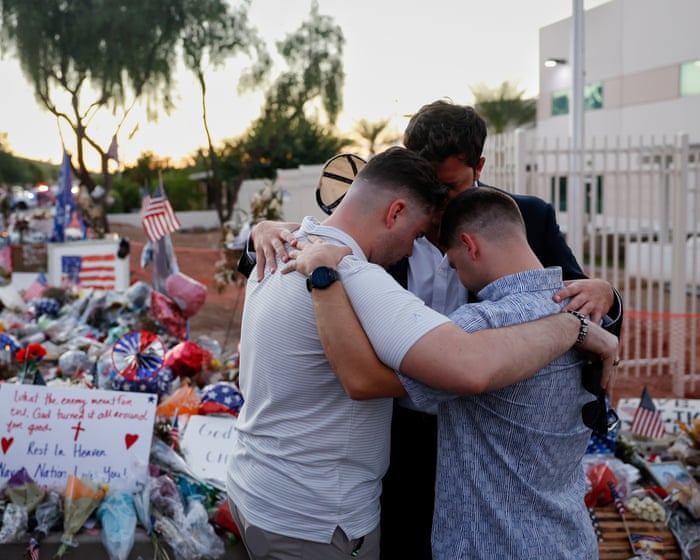 Thousands gather at Charlie Kirk memorial in Arizona where Trump to pay tribute to slain organizer