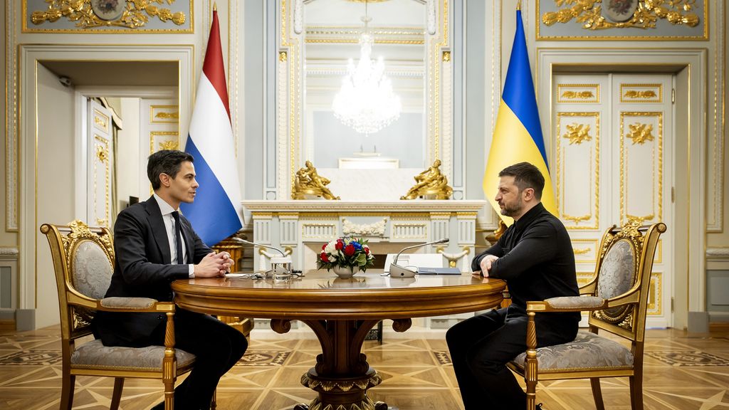 Premier Jetten in Oekraïne op bezoek bij president Zelensky