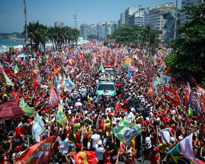 More than one million Lula supporters rally on eve of Brazilian election runoff