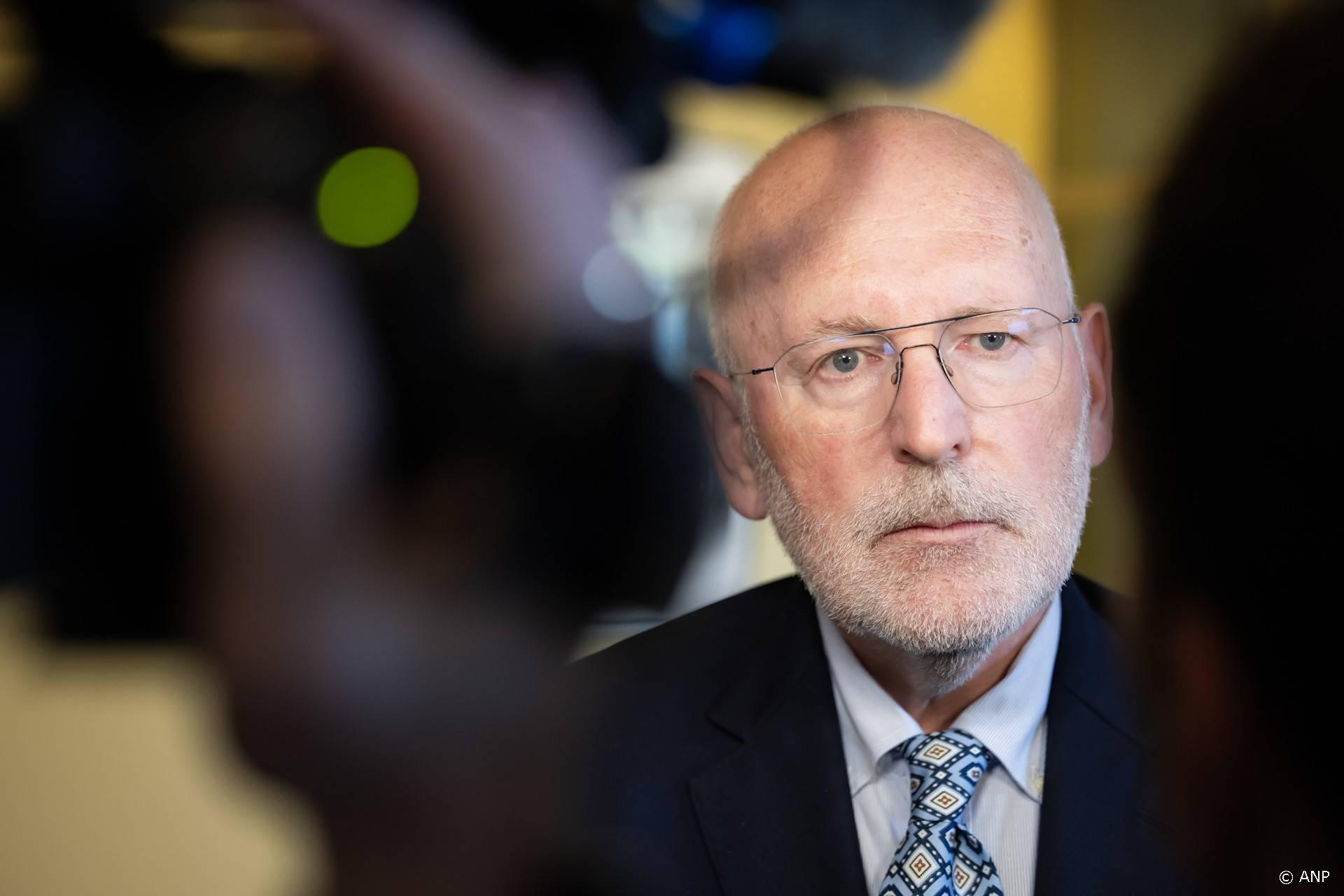 Frans Timmermans aan tafel bij Vandaag Inside en krijgt sneer: ‘Je sluit 2,5 miljoen mensen uit’