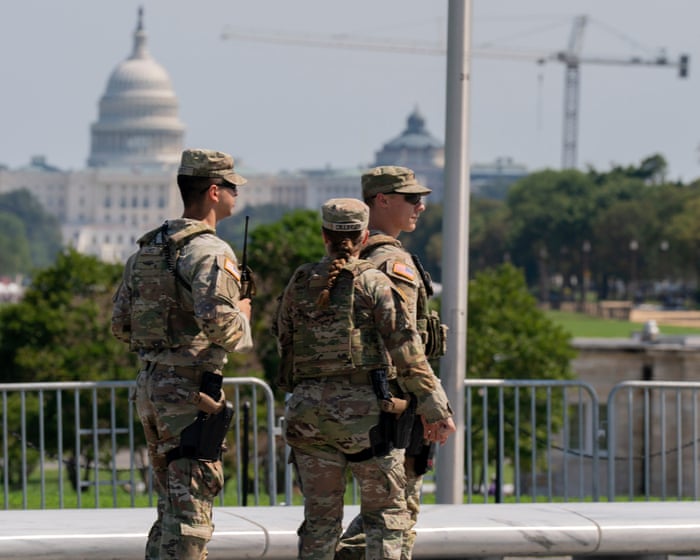 Trump threatens to call national emergency in Washington DC over Ice cooperation – US politics live
