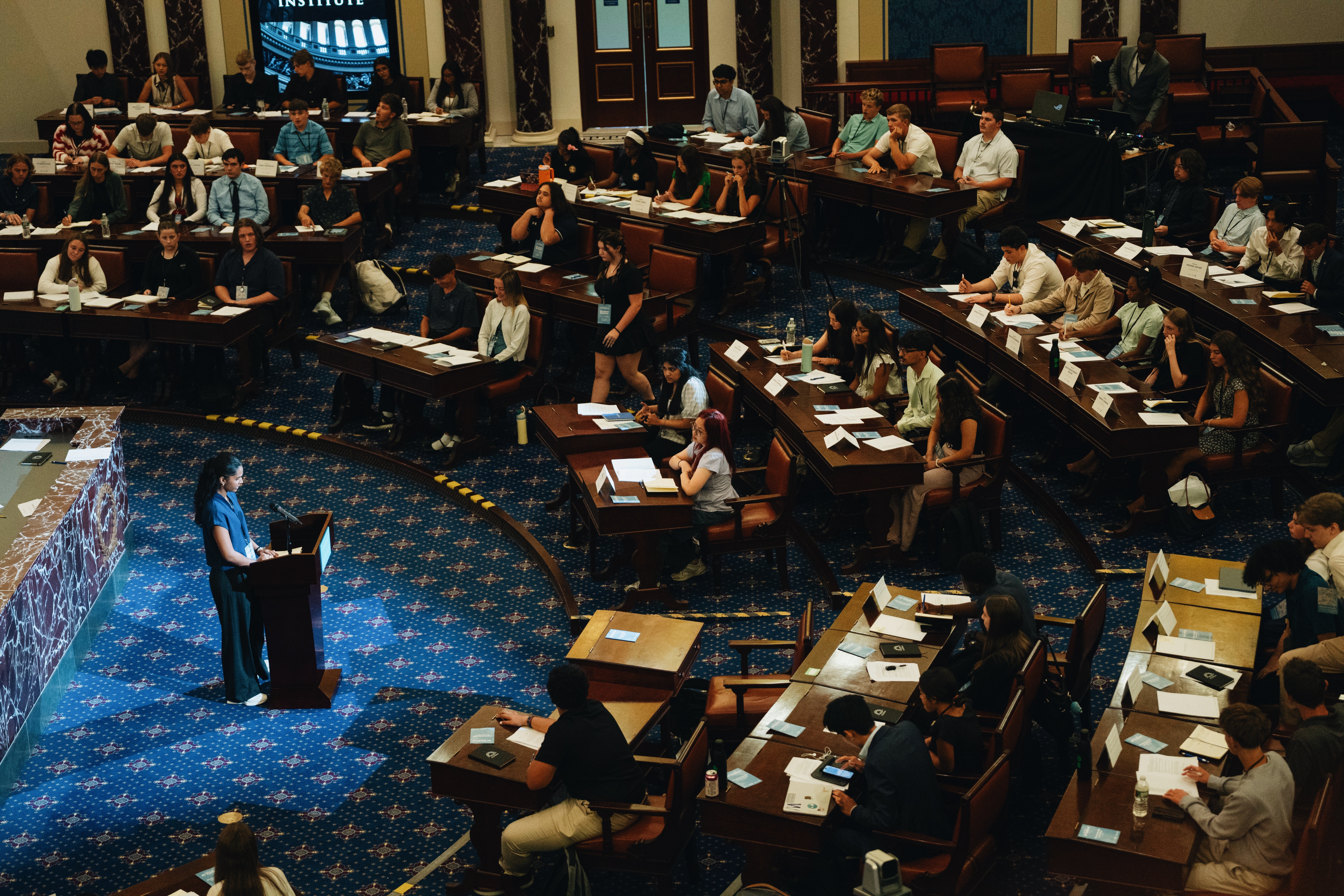Congress hasn't passed AI rules for schools. So these 98 teens did it themselves