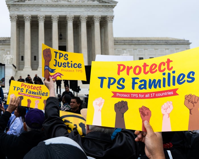 US supreme court allows Trump administration to strip Haitians and Syrians of protected status
