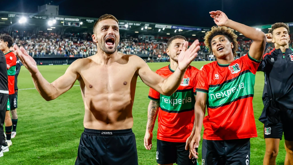 Moegestreden NEC'ers na Champions League-succes: 'Dit zijn de mooiste avonden'