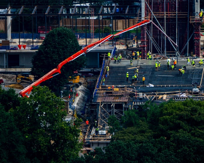 Trump administration argues that ballroom construction is ‘vital’ for national security in appeal to supreme court – US politics live