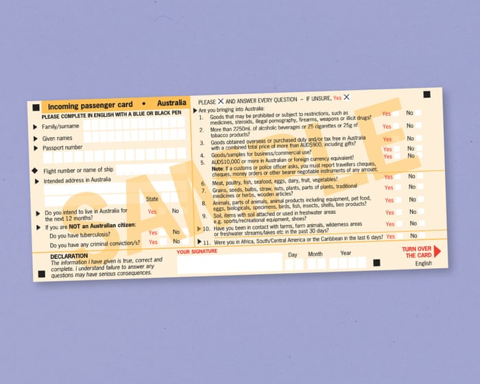 Australia to ditch paper arrival cards for incoming travellers